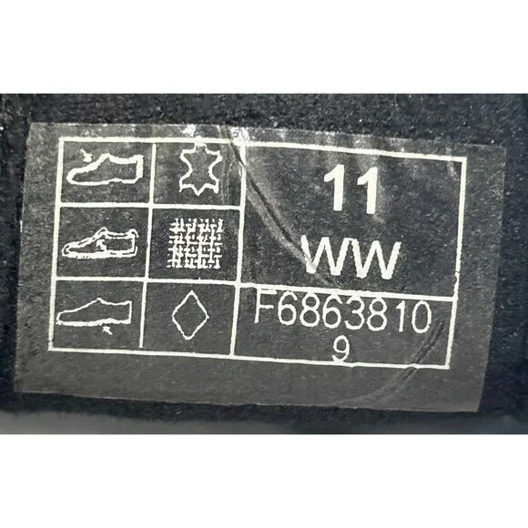 SAS Sz 11WW Roamer Comfortable Women's Black Leather Hook & Loop Strap Shoes - Picture 9 of 10